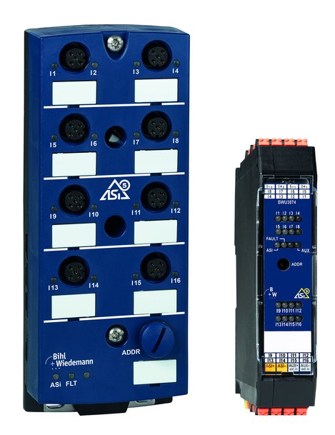 Primeros módulos digitales ASi-5 de Bihl+Wiedemann